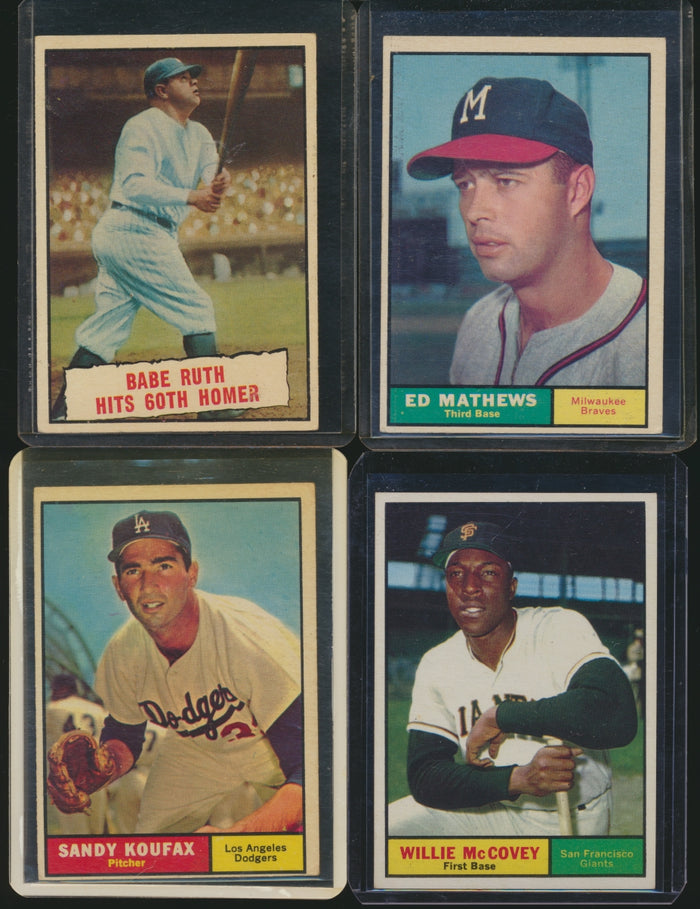 1961 Topps Baseball Mid to High-Grade Complete Set Group Break #12 (limit removed)