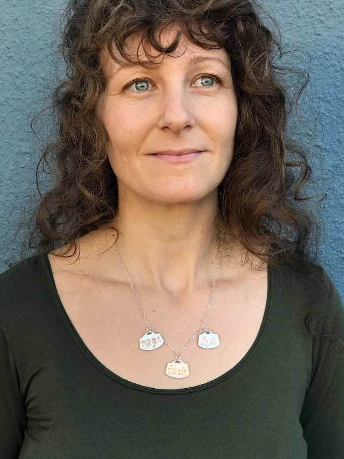 Statemeant 2020 necklace sterling silver, copper