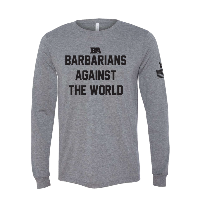 Barbarians Against The World Tri-Blend Long Sleeve