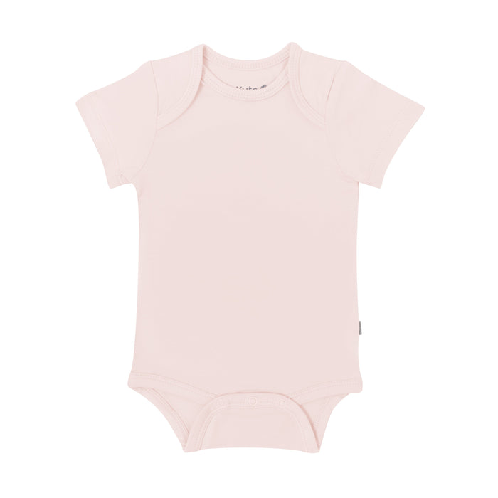 Flat lay of Kyte Baby Bodysuit in Blush