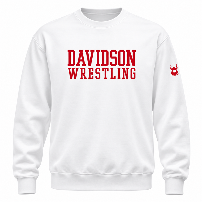 Davidson Whiteout Crewneck Sweatshirt