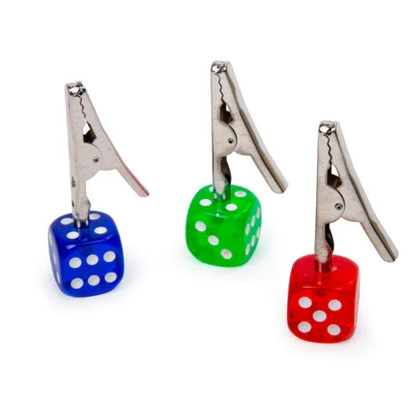 Dice Roach Clip 10ct - Assorted
