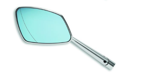 Ducati Rizoma RH Aluminum Rear-View Mirror SILVER 96880531AB