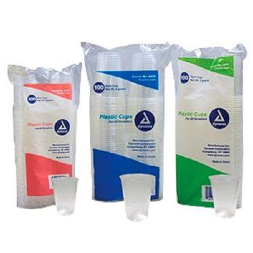 Dynarex Drinking Cup 5 oz. Clear Polypropylene Disposable - Pk/100 97745913