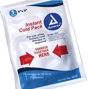 Dynarex Instant Cold Pack 5" x 9", Disposable - Case of 48 73037250