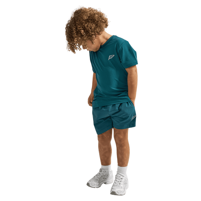Frequency Infant's 2-Piece Co-Ord Set – Teal/Orange (T-Shirt & Shorts)