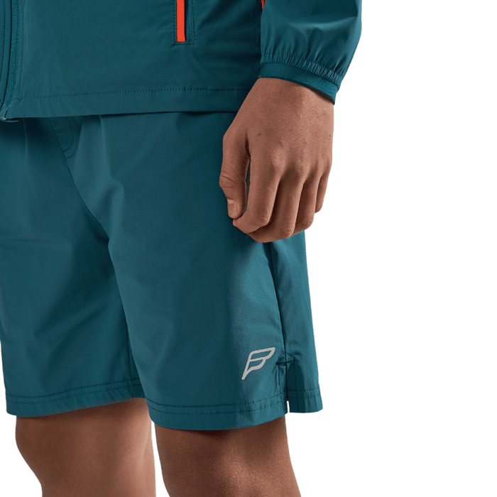 Frequency Junior's 2-Piece Co-Ord Set – Teal/Orange (T-Shirt & Shorts)