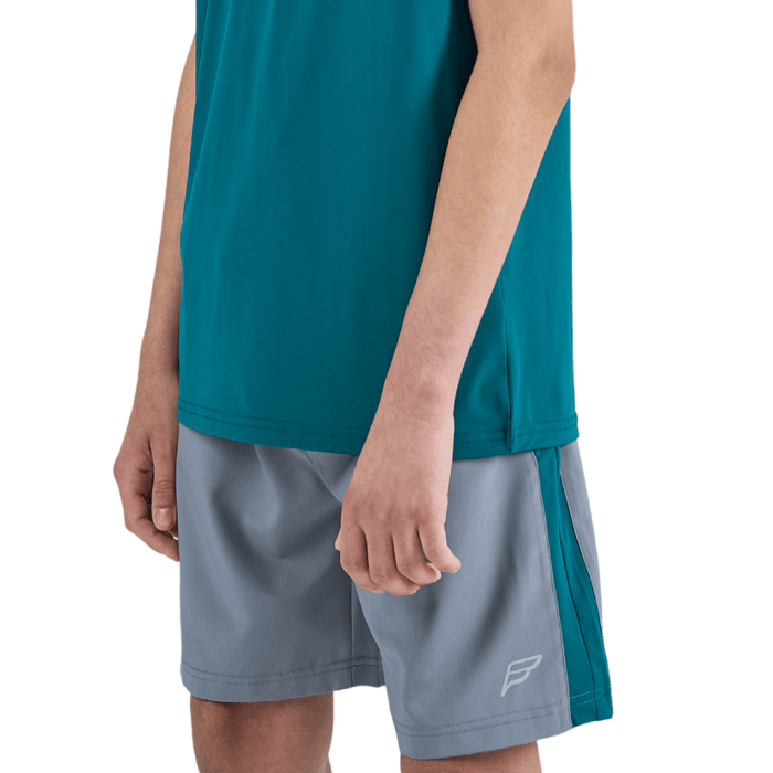 Frequency Junior's 3 Piece Co Ord Set Turquoise Jacket, T-Shirt & Shorts