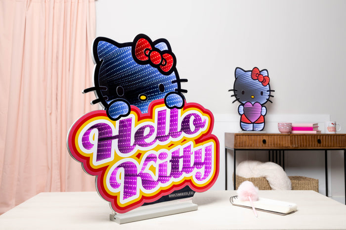 Hello Kitty 24" Logo Decorative Ekkolight Infinity Light Home Melrose