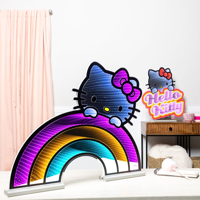 Hello Kitty 24" Rainbow Decorative Ekkolight Infinity Light Home Melrose