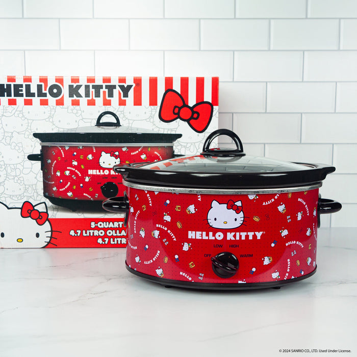 Hello Kitty 5-Quart Slow Cooker Home Goods Uncanny Brands Wholesale