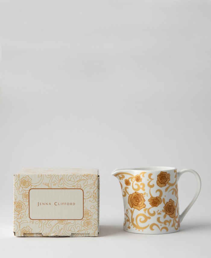 Jenna Clifford Milk & Honey Creamer 200ml - White & Gold