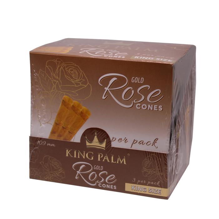King Palm King SIze Rose Cones 3ct 15pk