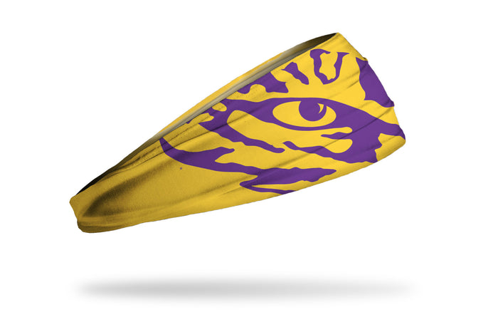 Louisiana State University: LSU Tiger Eye Gold Big Bang Lite Headband - View 2