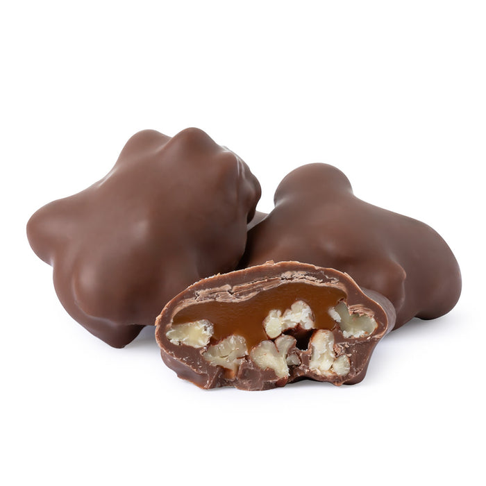 Milk Chocolate Caramel Pecan Cluster Candy - 5 LB