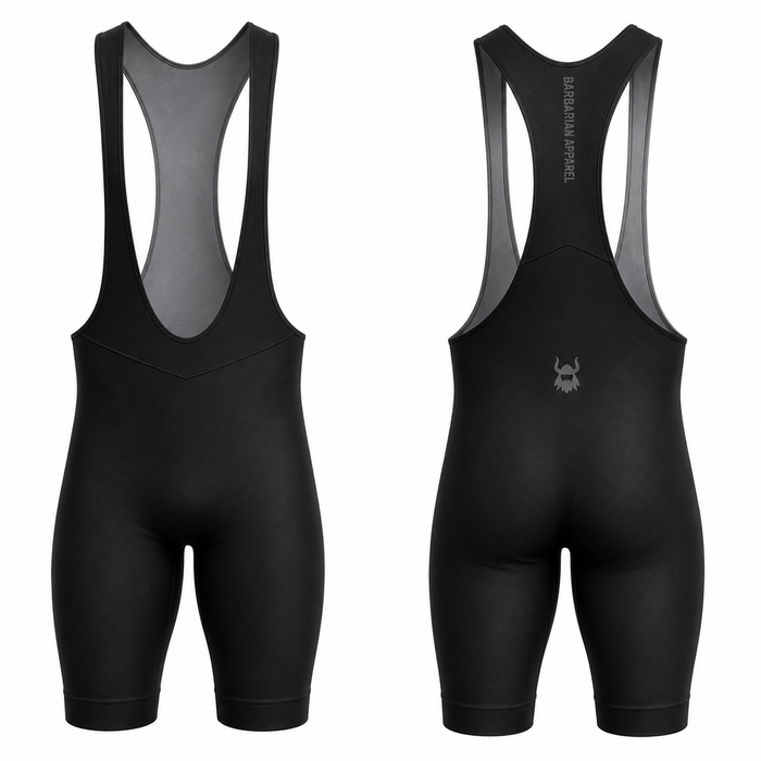 New Black Cycling Bib