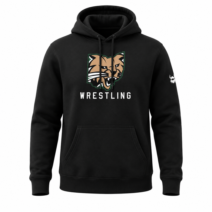 Ohio University Wrestling Black Hoodie