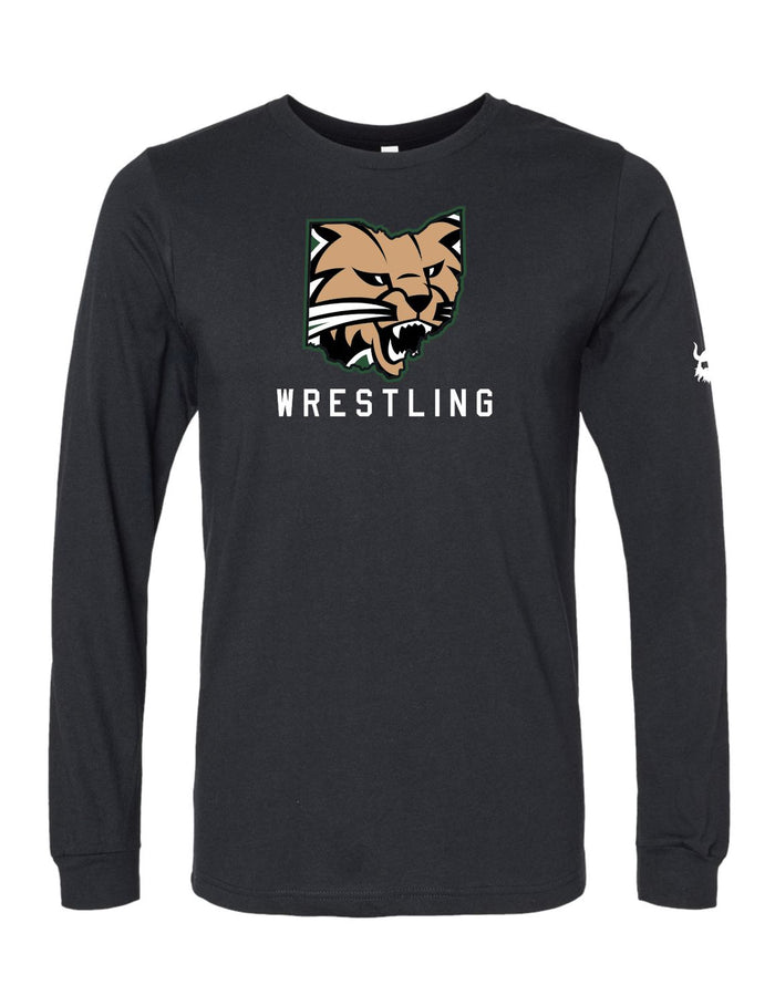 Ohio University Wrestling Black Long Sleeve Shirt
