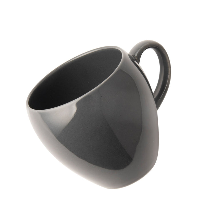 Omada Irregular 400ml Coffee Mug - Dark Grey