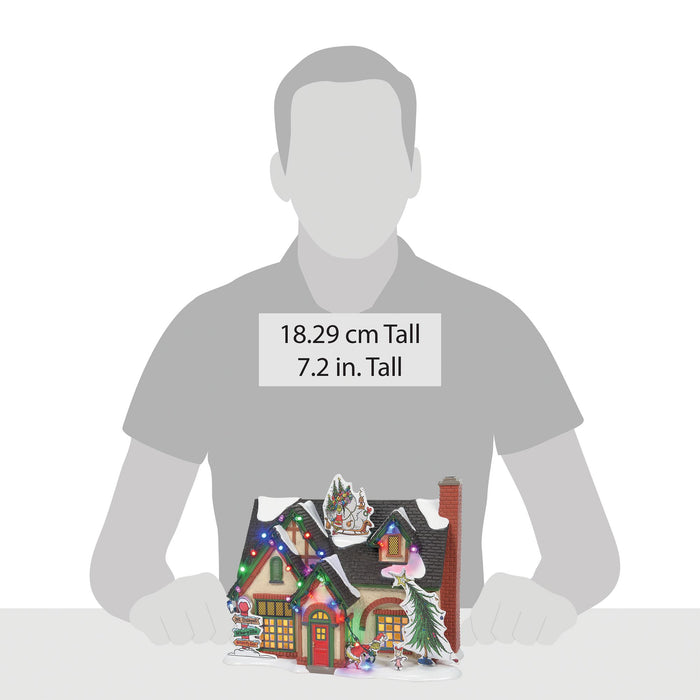 Original Snow Village | The Grinch House | Lighted Buildings