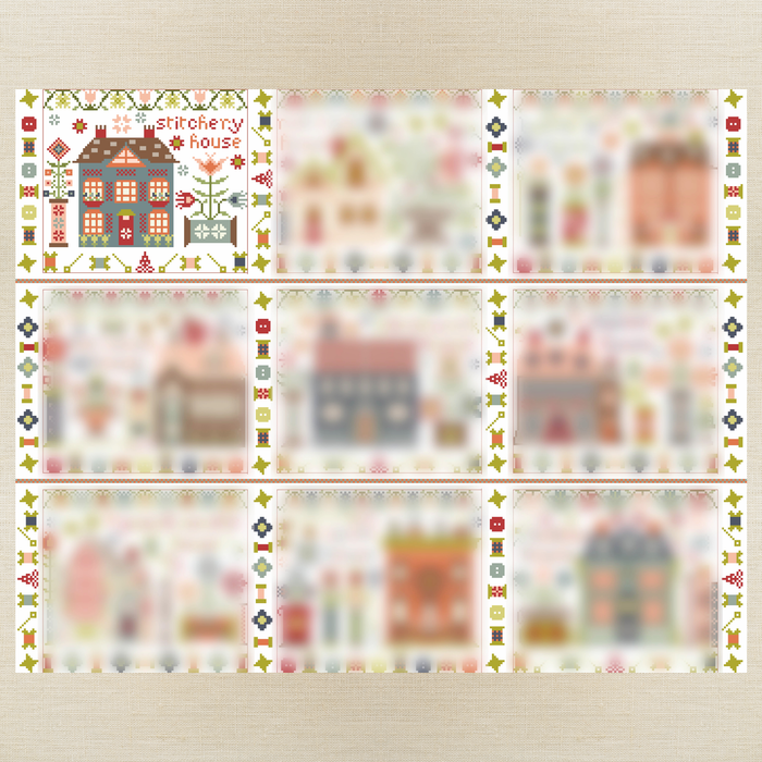 Pansy Patch Quilts and Stitchery - Stitchery House - Booklet Chart IH