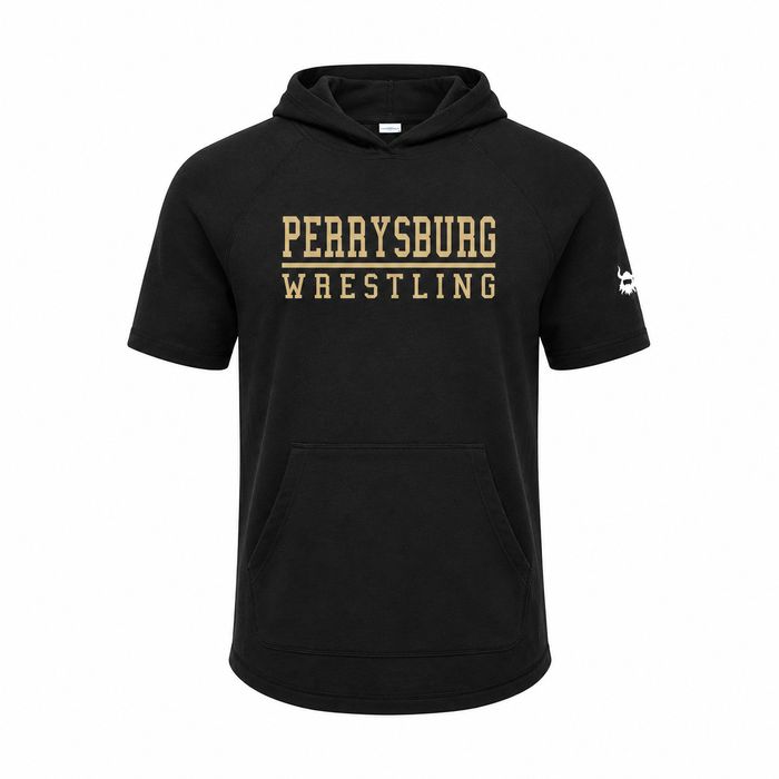 Perrysburg 2025 Black Hooded Short Sleeve