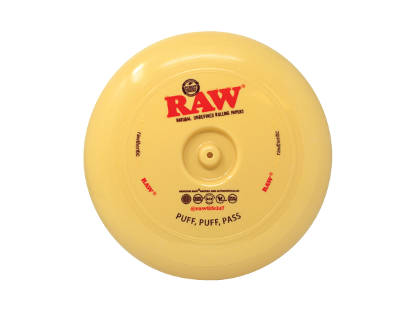 RAW Ultimate Frisbee with Built-in Cone Holder