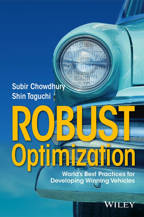 Robust Optimization: World's Best Practices For Developing Winning Vehicles Hardcover