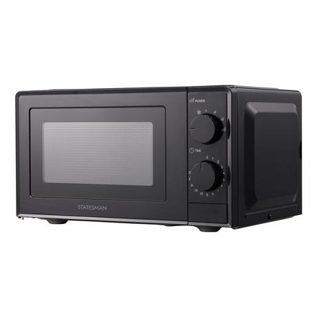 Statesman SKMS0720MPB Single Microwave Black Black