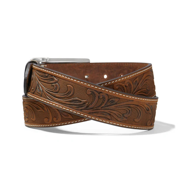 Tony Lama Men - Stockyard Western Belt (Brown) C42859
