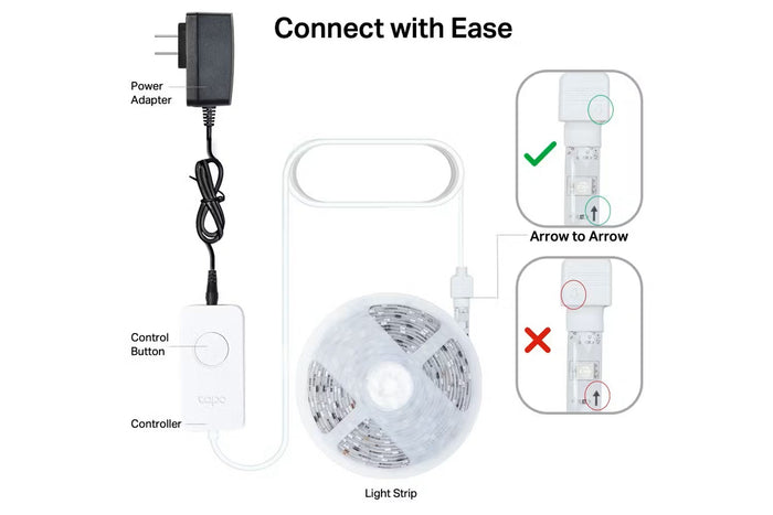 TP-Link Tapo 5m Smart Wi-Fi Light Strip | Multicolour