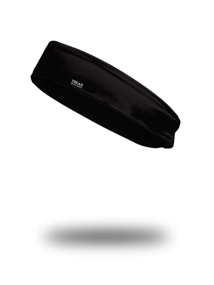 Treadbands All Season Contoured Headband Accessories Treadbands Black