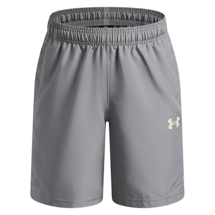 Under Armour Junior's 2 Piece Co Ord Set Green/Grey T-Shirt & Shorts
