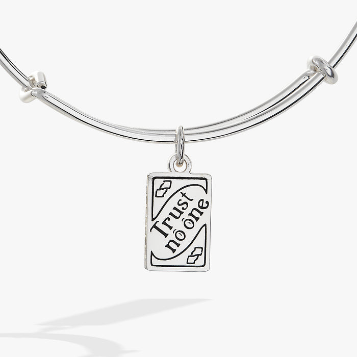 UNO™ “Trust No One” Charm Bangle