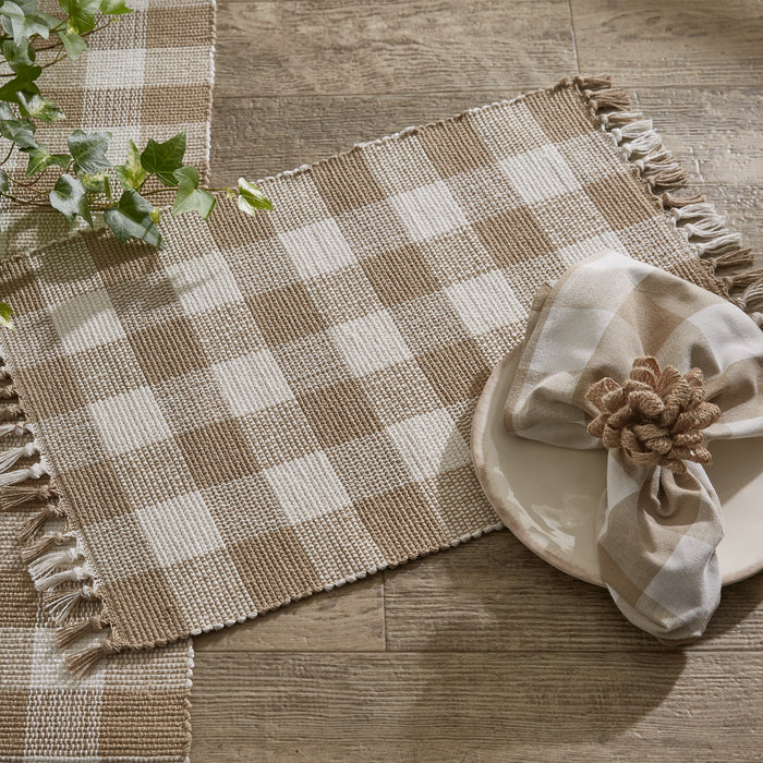 woven fringe lunch placemat