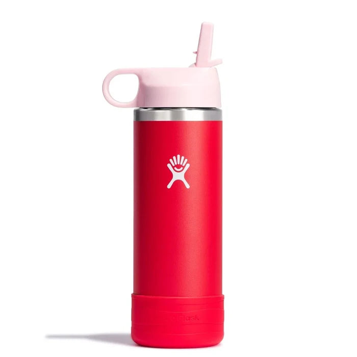 18 oz Kids Wide Mouth w/ Straw Lid & Boot