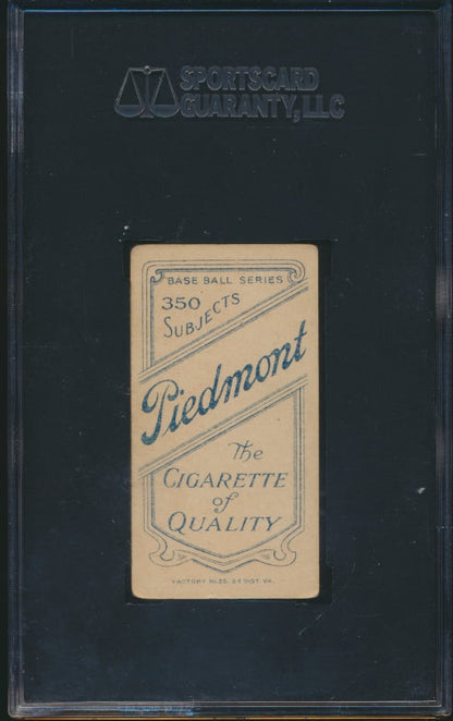 1910 Piedmont Cigarettes (T206) Josh Clark SGC 4