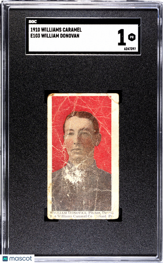 1910 Williams Caramel (E103) William Donovan SGC 1