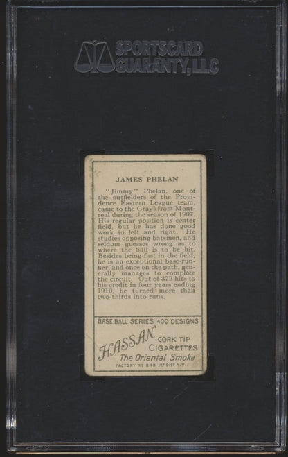 1911 Hassan Cigarettes (T205) James Phelan SGC 2.5
