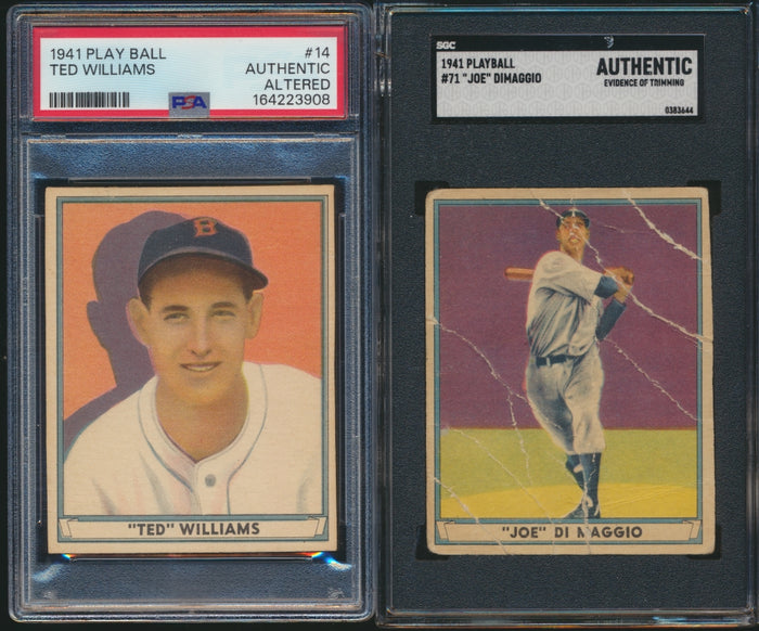 1941 Play Ball Baseball Low- to Mid-Grade Set Break #10 (Limit removed)