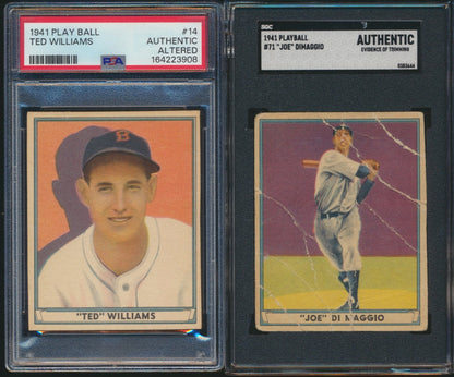 1941 Play Ball Baseball Low- to Mid-Grade Set Break #10 (Limit removed)