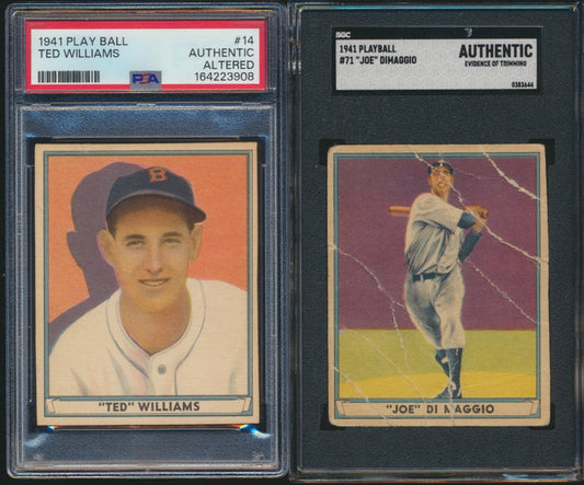1941 Play Ball Baseball Low- to Mid-Grade Set Break #10 (Limit removed)