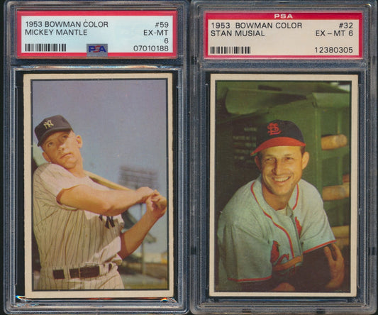 1953 Bowman Color Baseball Complete PSA-Graded Set Group Break #6 (Limit removed)