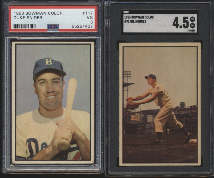 1953 Bowman Color + Black & White Baseball Low to Mid-Grade Complete Set Group Break #4 (Limit 5)