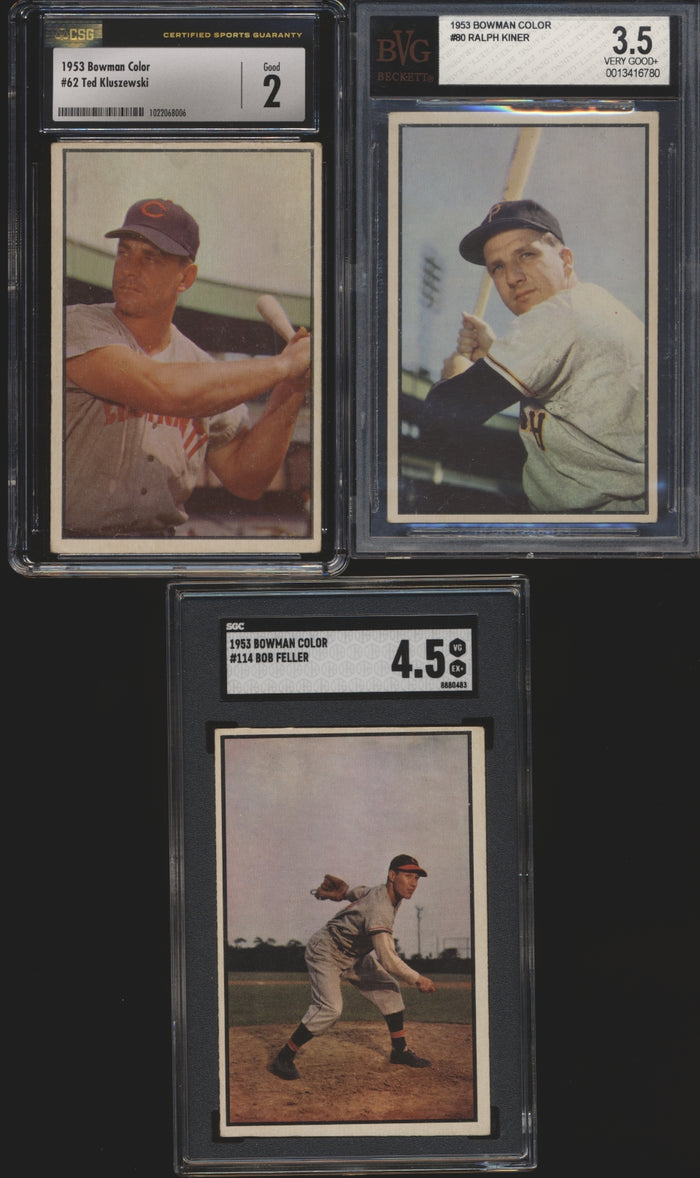 1953 Bowman Color + Black & White Baseball Low to Mid-Grade Complete Set Group Break #4 (Limit 5)