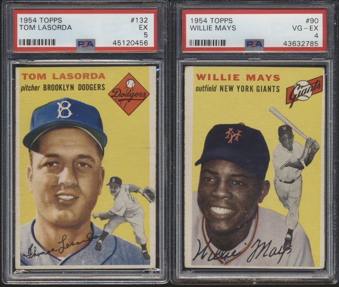 1954 Topps Baseball Mid-Grade Complete Set Group Break #12 (Limit 5)