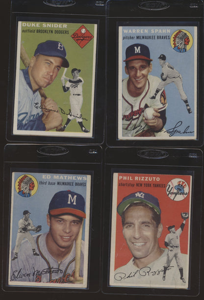 1954 Topps Baseball Mid-Grade Complete Set Group Break #12 (Limit 5)