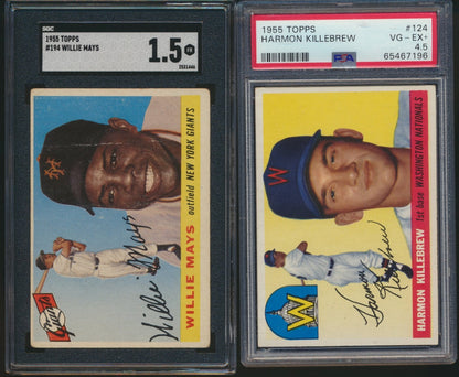 1955 Topps Baseball Low-Grade Set Break #20 (Limit removed)