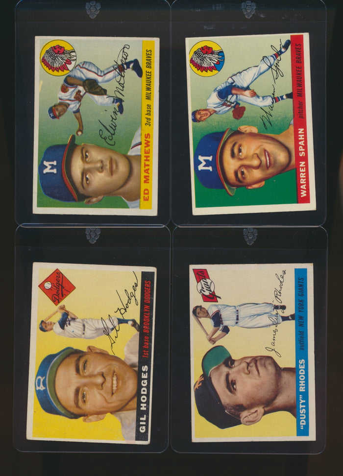 1955 Topps Baseball Low-Grade Set Break #20 (Limit removed)