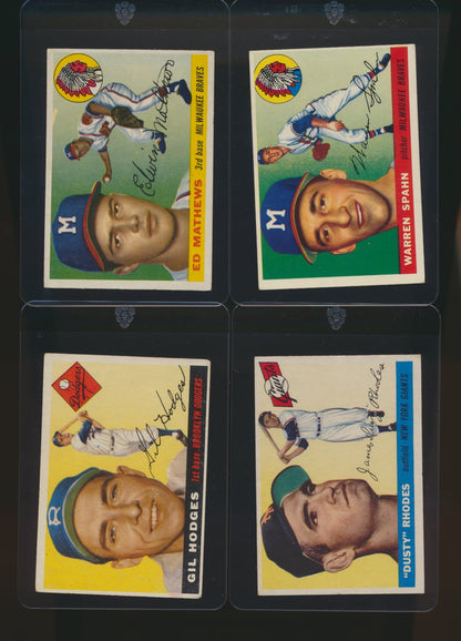 1955 Topps Baseball Low-Grade Set Break #20 (Limit removed)